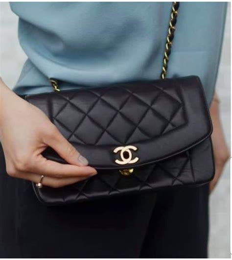 lady diana chanel|pictures of old chanel purses.